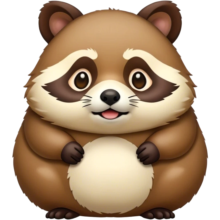 chubby tanuki emoji