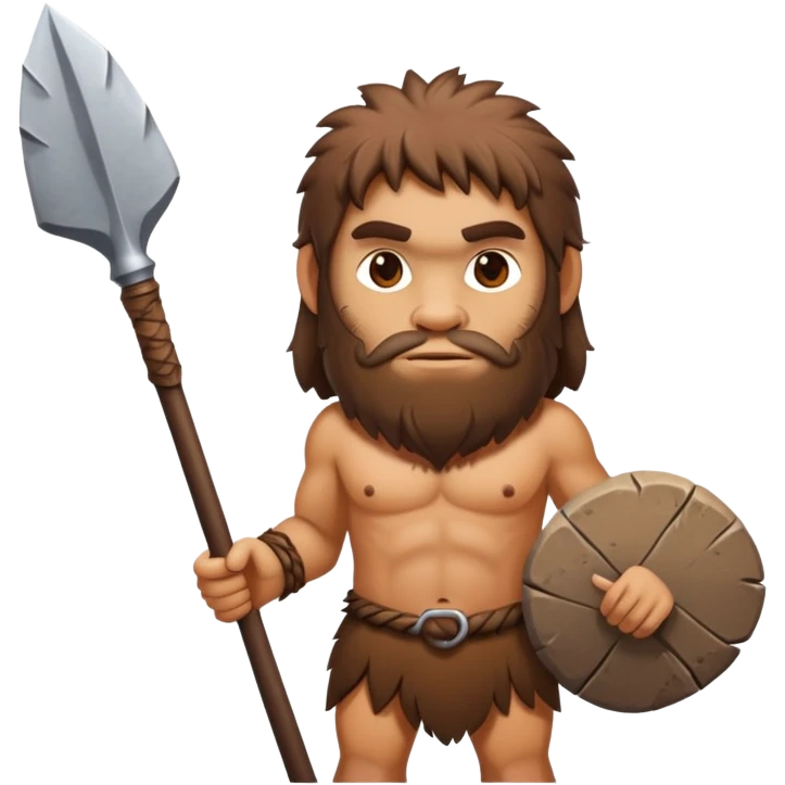 prehistoric caveman with club emoji
