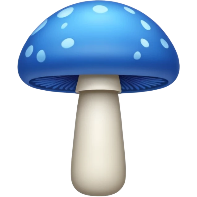 blue magic mushroom  emoji