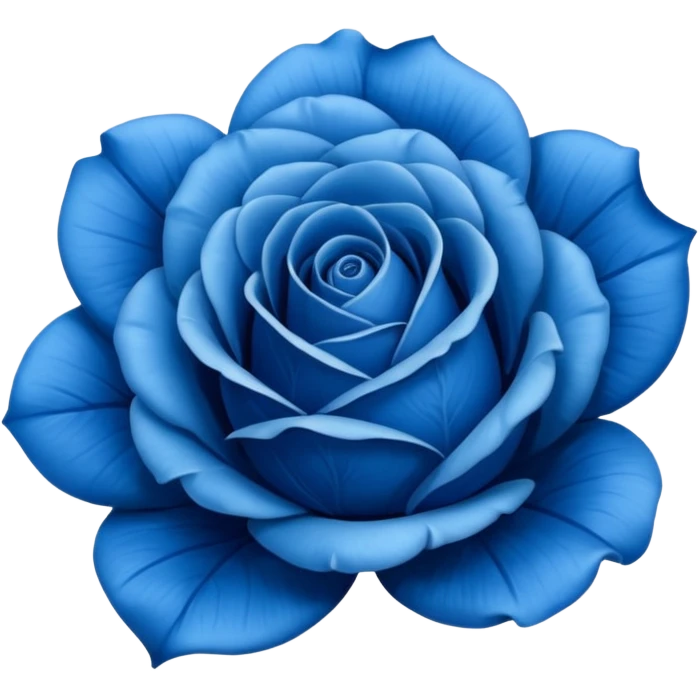 Blue rose emoji
