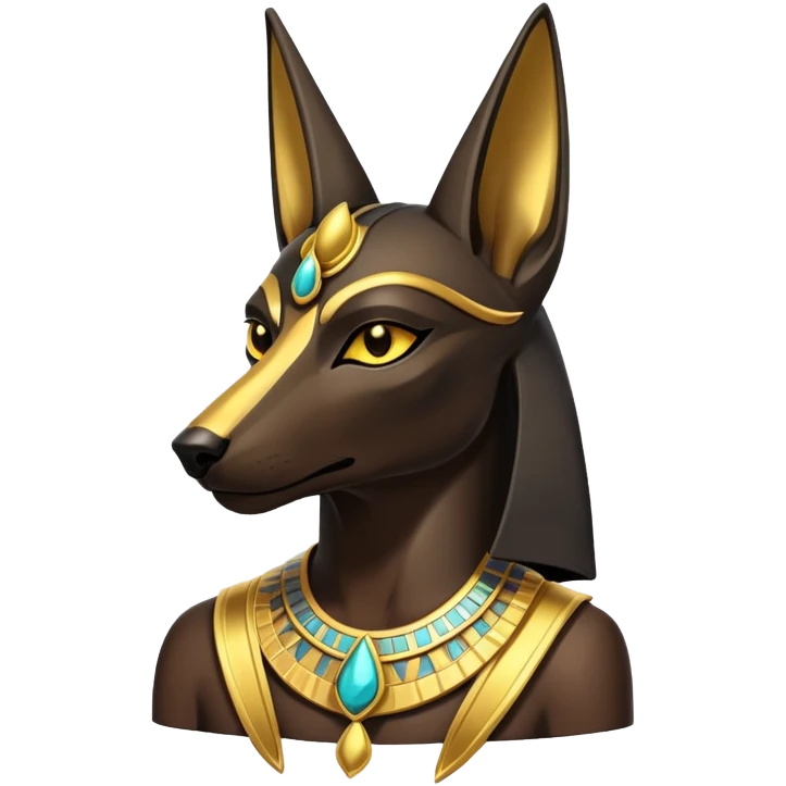 ancient Egypt god anubis realistic style emoji