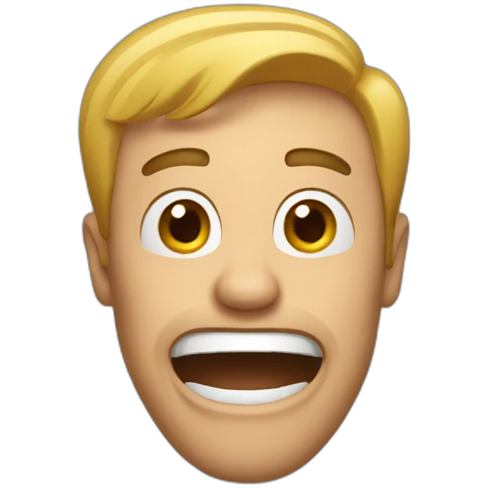 Man surprised emoji