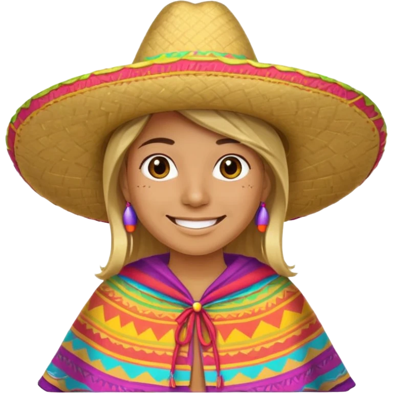 stereotypical mexican with sombrero emoji