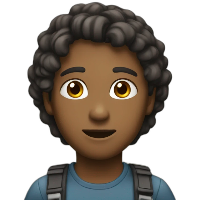 Chat humanoïde emoji
