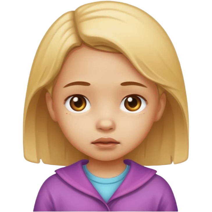 poor dirty begger little girl emoji