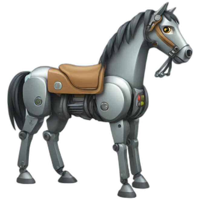 robot horse emoji