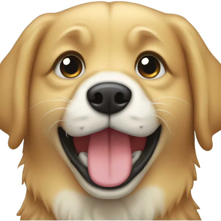 goalden retriever crying emoji