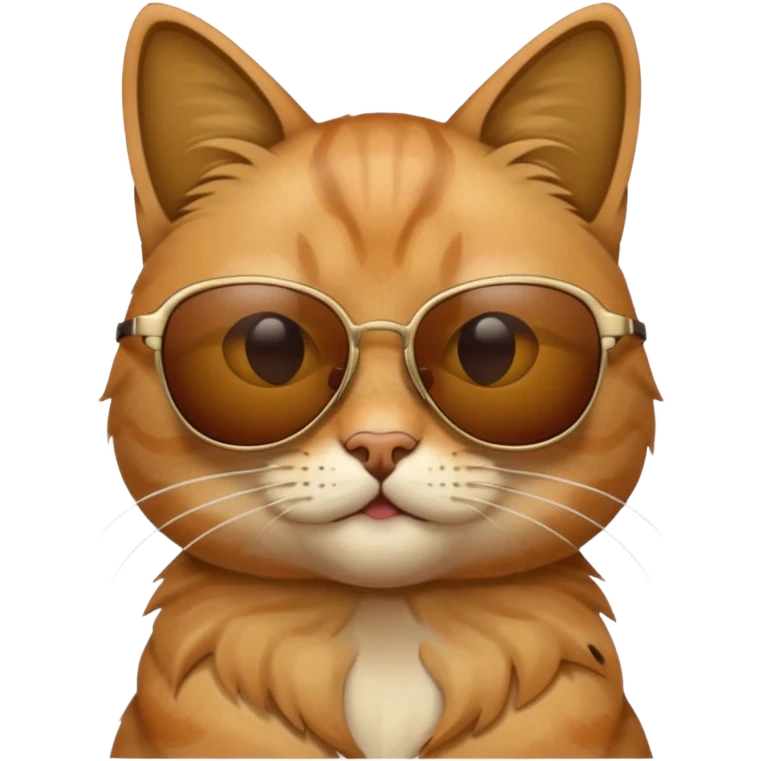 Cat wearing sunglasses emoji