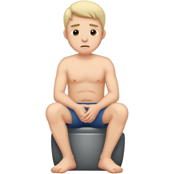 un mec qui fait caca emoji