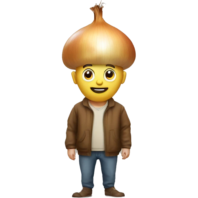 Onion man emoji