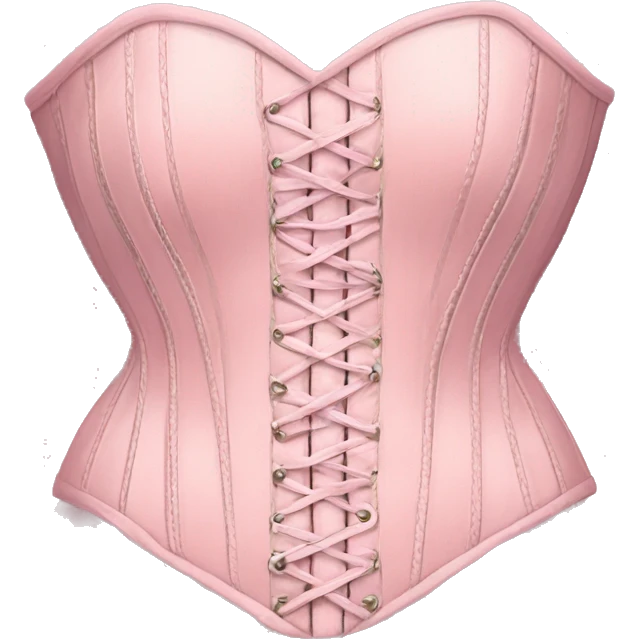 baby pink corset  emoji