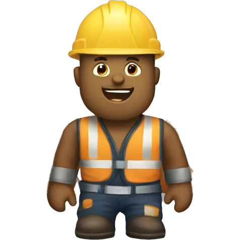 Cône de chantier emoji