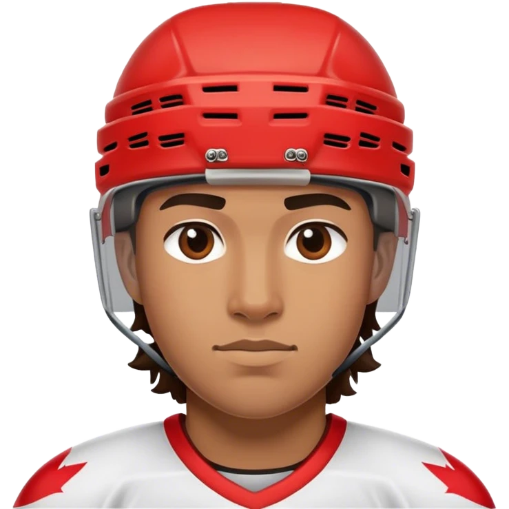 Canadian hockey player with real grit emoji
