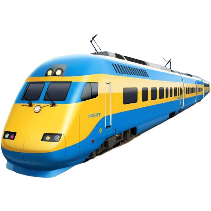 Passenger Train - New Intercity Fleet (Mariyung) (Model Year: 2023) (Iconic Colour: Blue and yellow) emoji