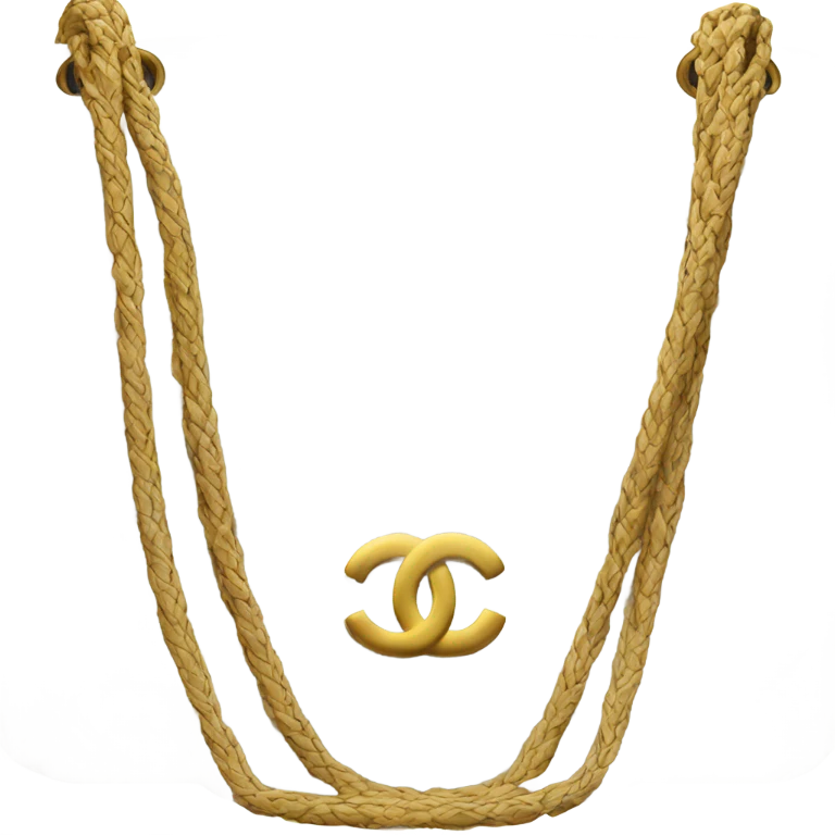 Tweed white chanel bag  emoji