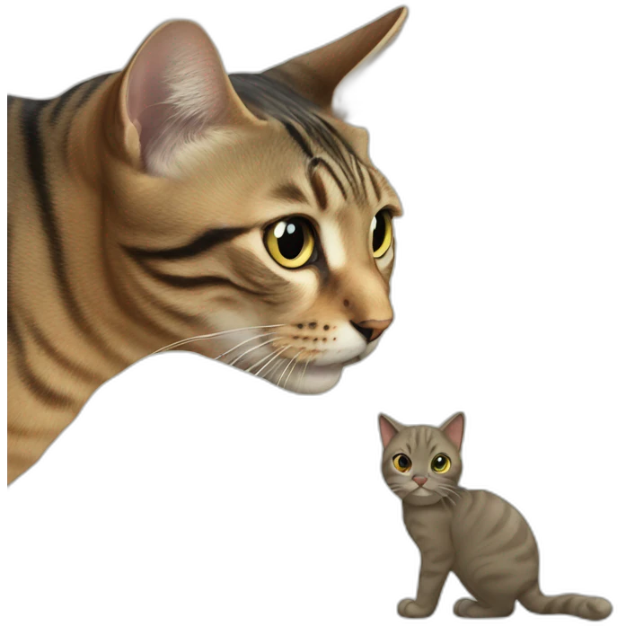 cat stalking its prey emoji