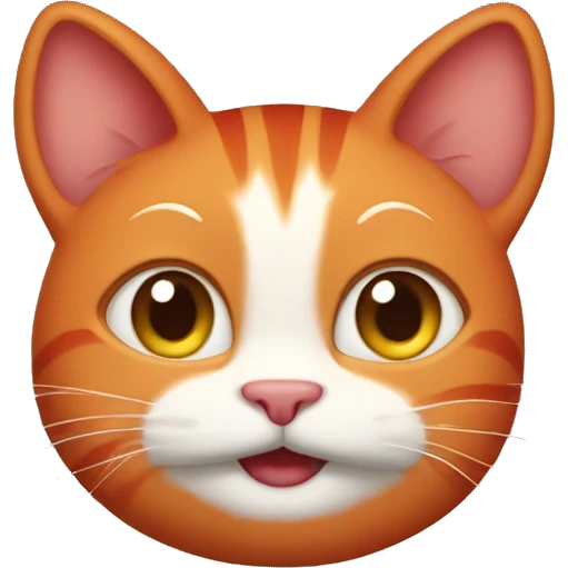 happy red cat emoji