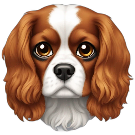 cavalier king-charles noir emoji
