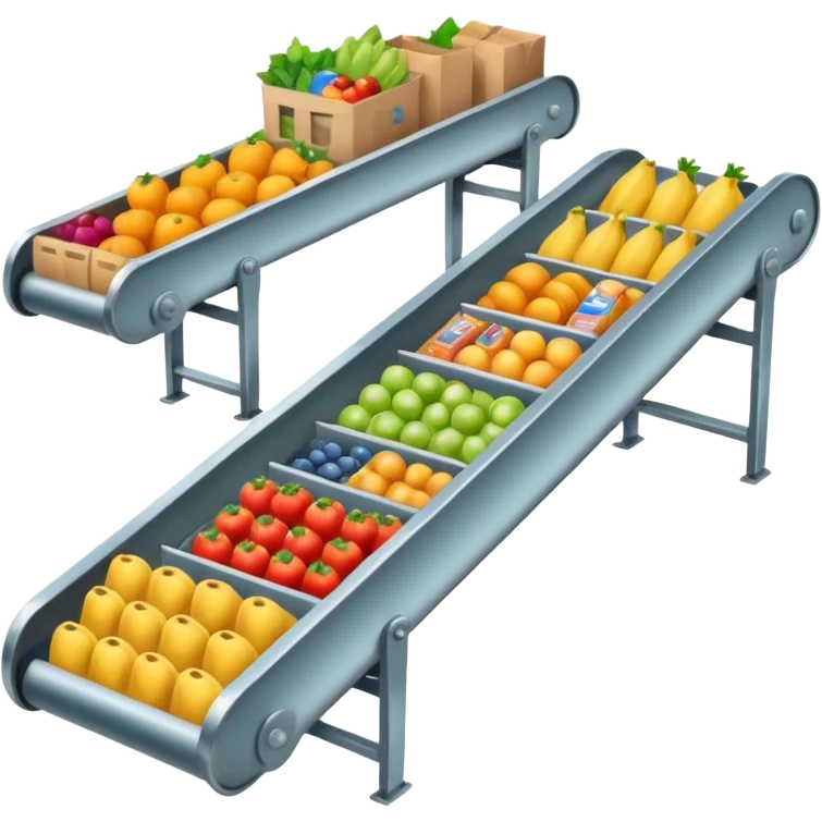 CONVEYER BELT TILL SHOPPING emoji