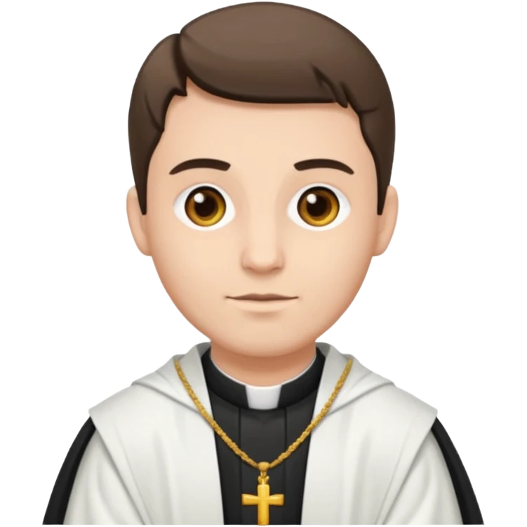 The priest who presides over the wedding emoji