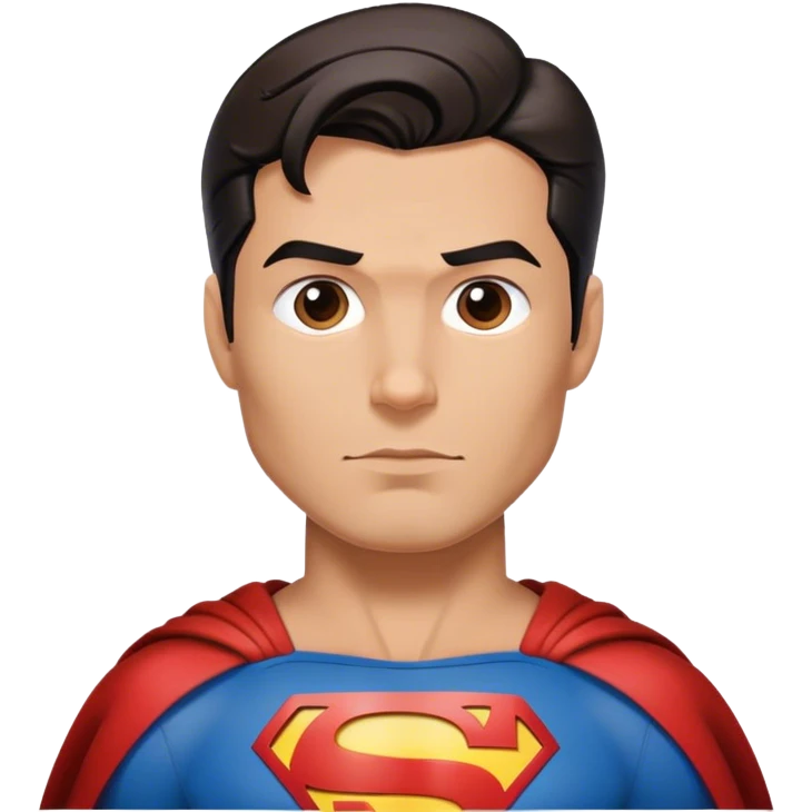 Flying superman emoji