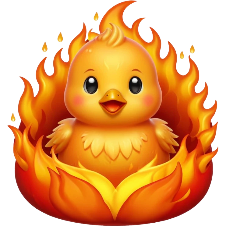 🔥+🐥+💦 emoji