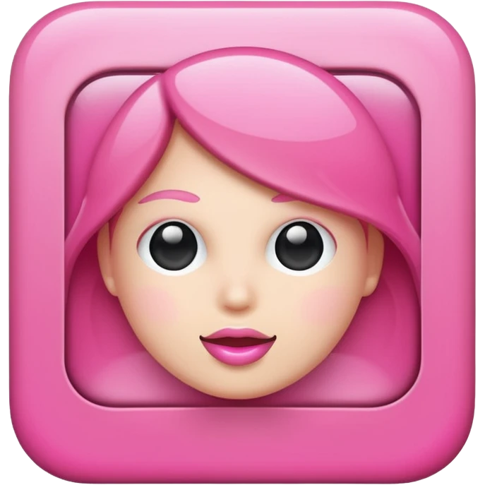 Pink FaceTime App icon  emoji