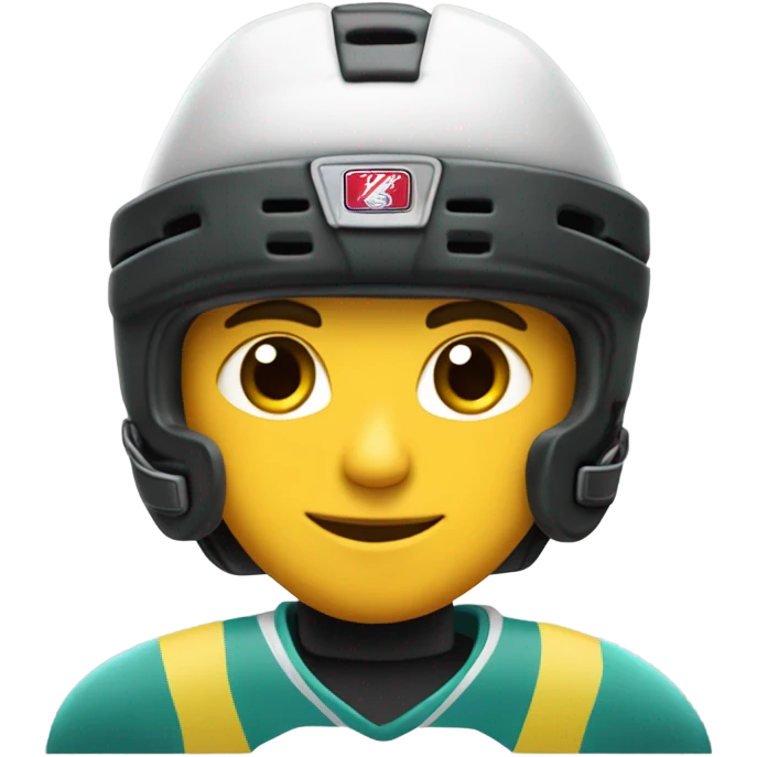 Holden with hockey gear  emoji