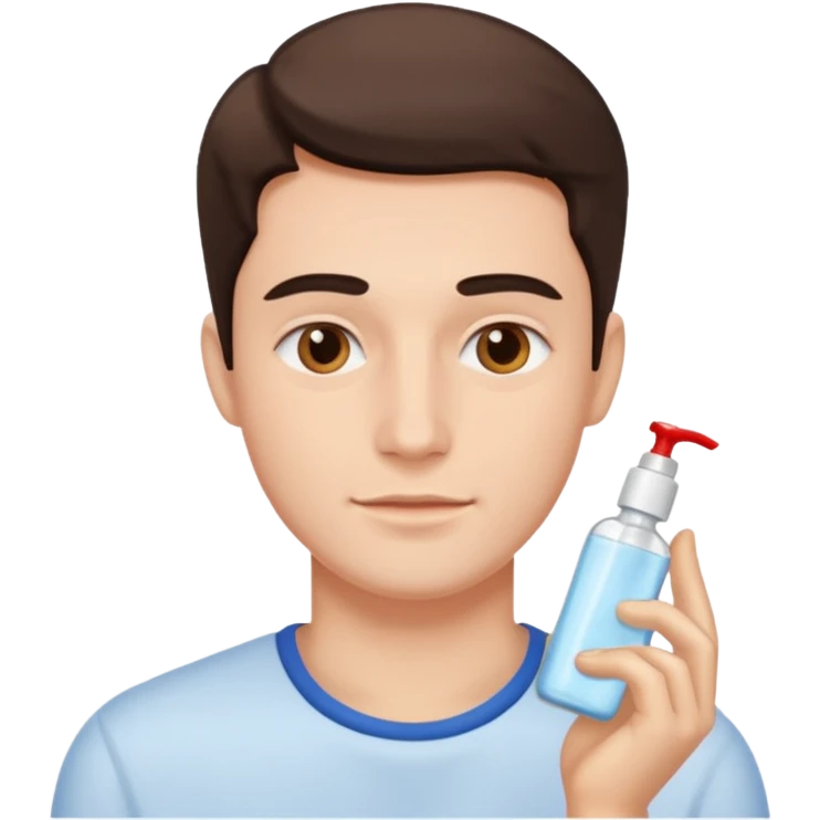 skincare routine man emoji