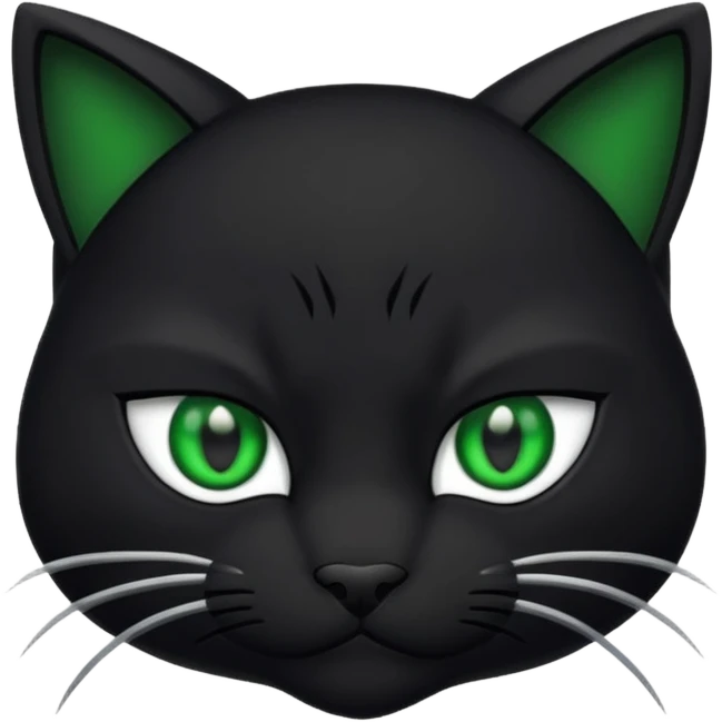 Gato ninja cara emoji