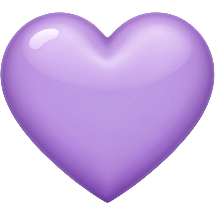 A light purple heart emoji emoji