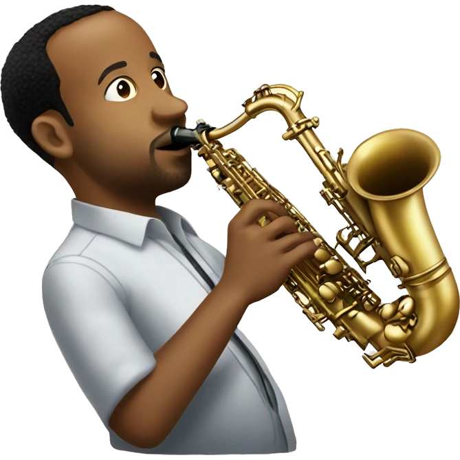 abiy ahmed playing saxophone  emoji