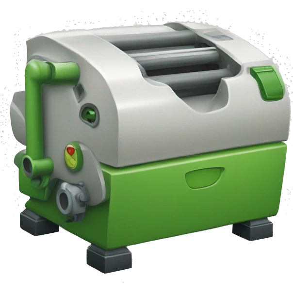 maquina colheitadeira de soja verde emoji