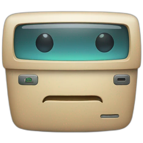 emoji of a computer with CHDC on its screen emoji