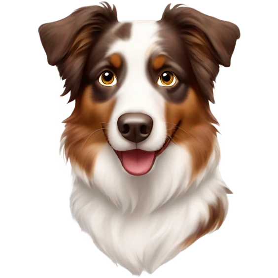 Australian Shepherd red Merle   emoji