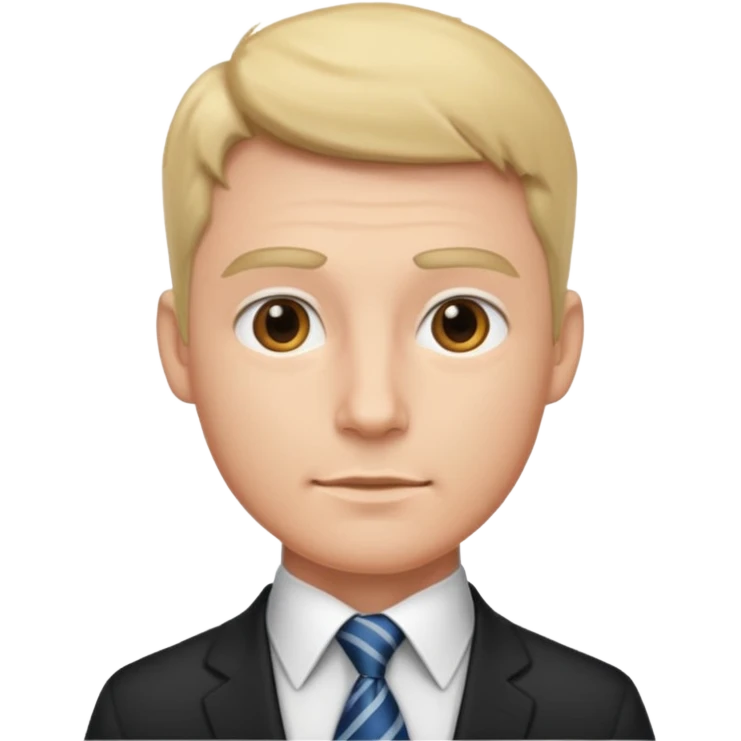 principal with tie emoji