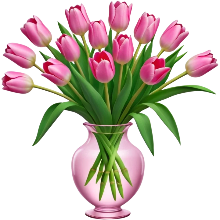 4k, 8000x8000px, still life render masterpiece. Lush, highly detailed, ultra realistic, Angelique (Tulipa ‘Angelique’) bouquet  emoji