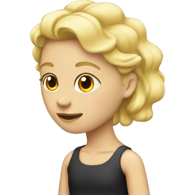 Blonde with a Spine emoji