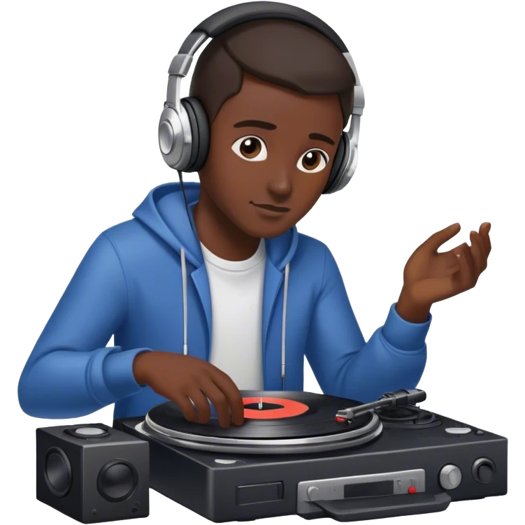 A dj  emoji