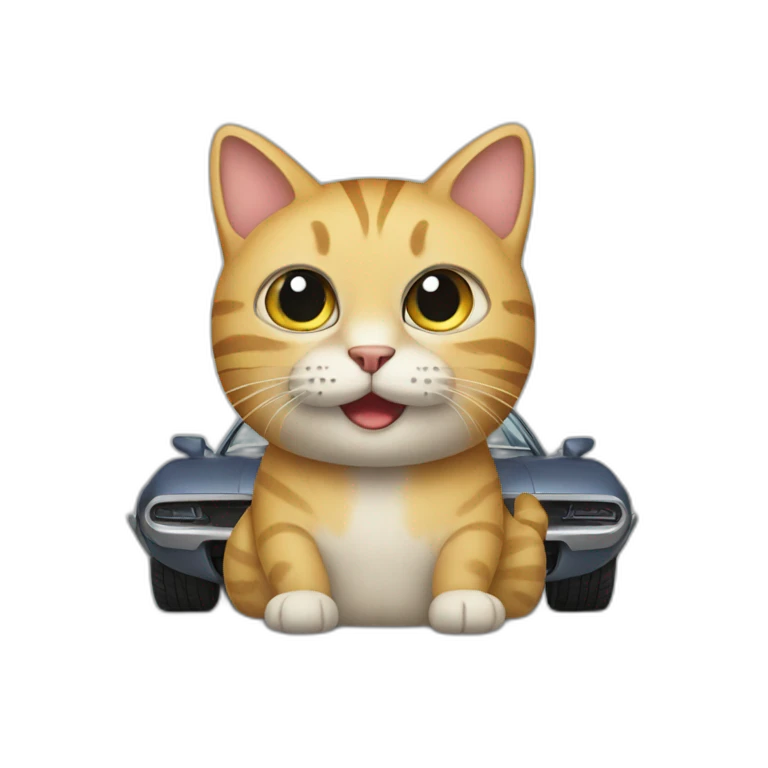 car cat emoji