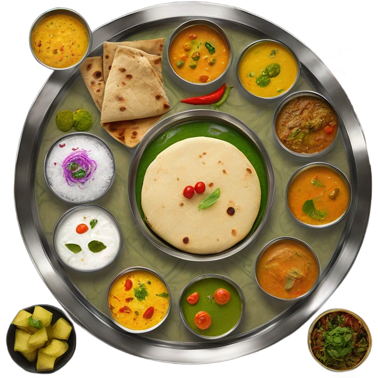 Gujarati thali  emoji