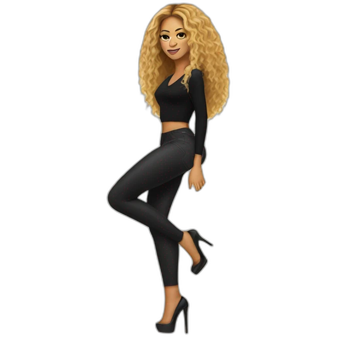 beyonce missing a leg emoji