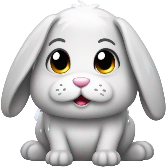 Wet dripping Bunny  emoji