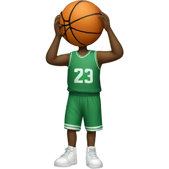 Basketball green emoji