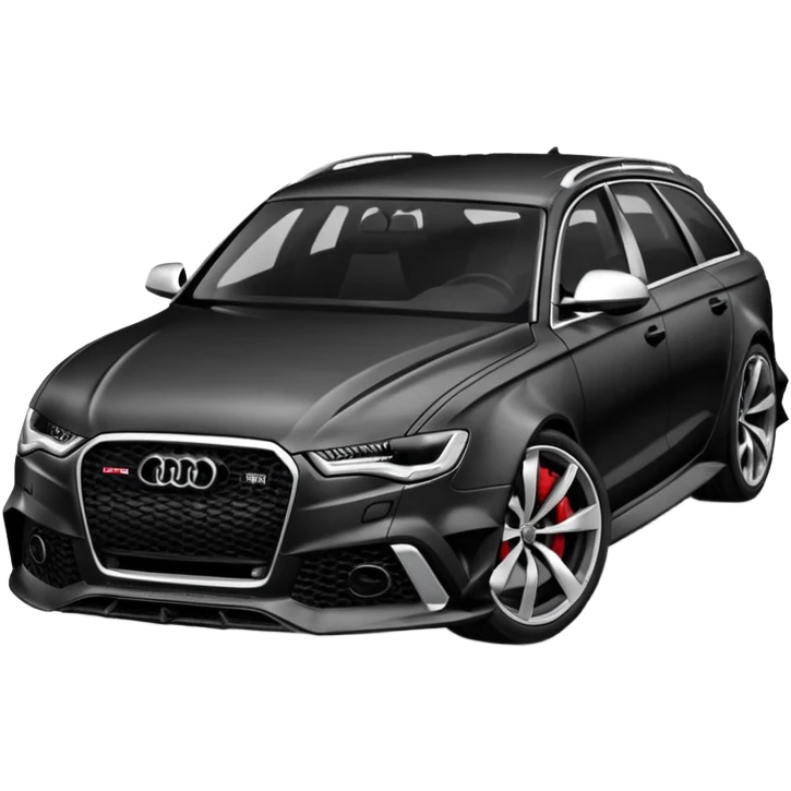 Audi rs6 crash emoji