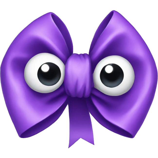 Purplebow emoji