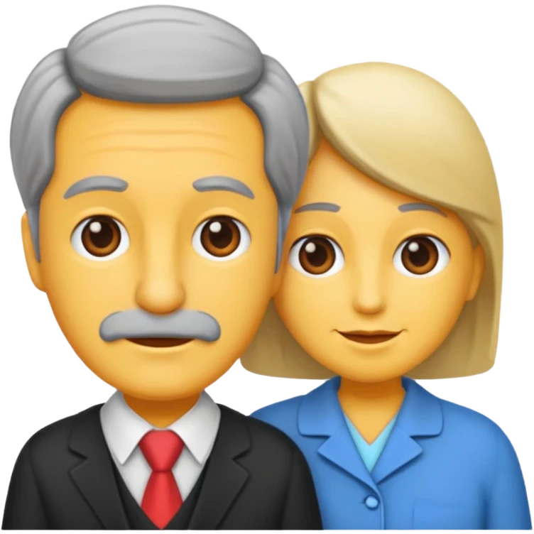 pareja mayor de edad emoji