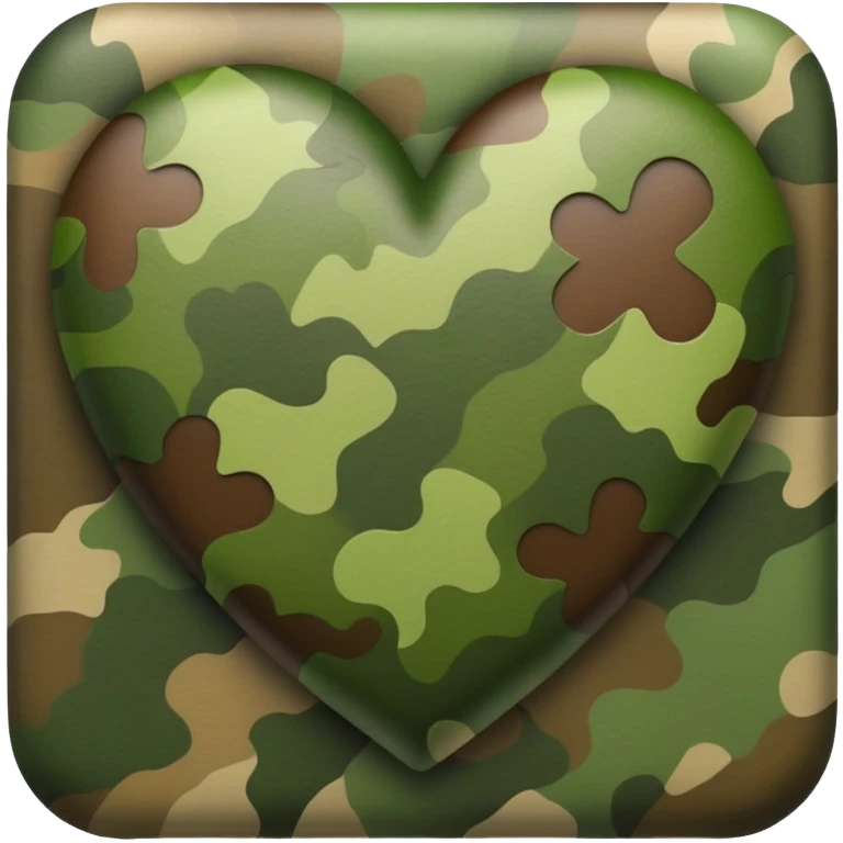 camo heart emoji