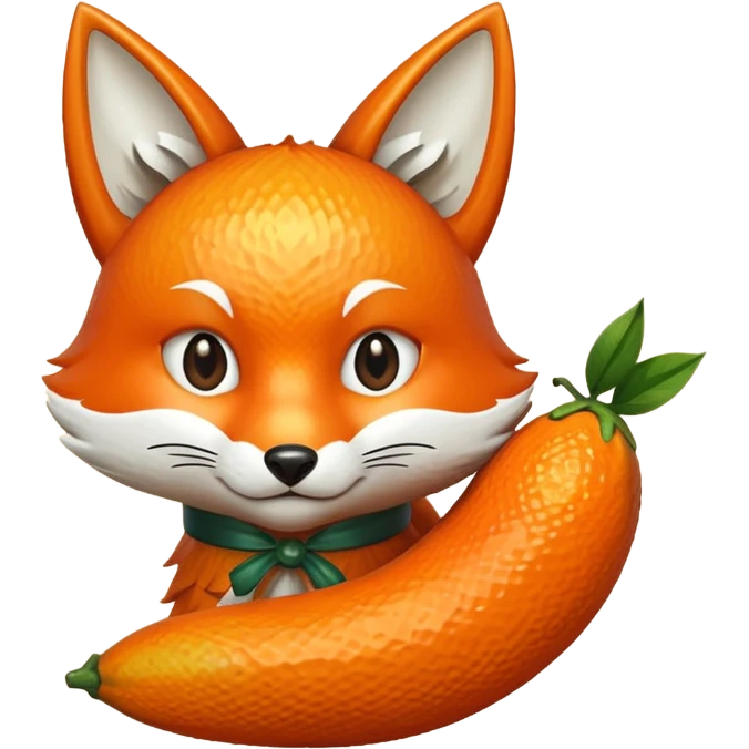 Kitsune fruit emoji