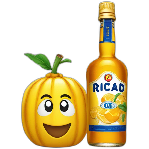 Bouteille de ricard emoji